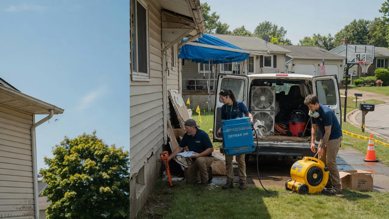 Ceiling Leak Cleanup in Cass City, MI near me